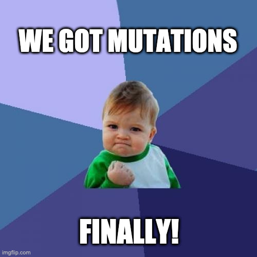 Les mutations sont géniales !