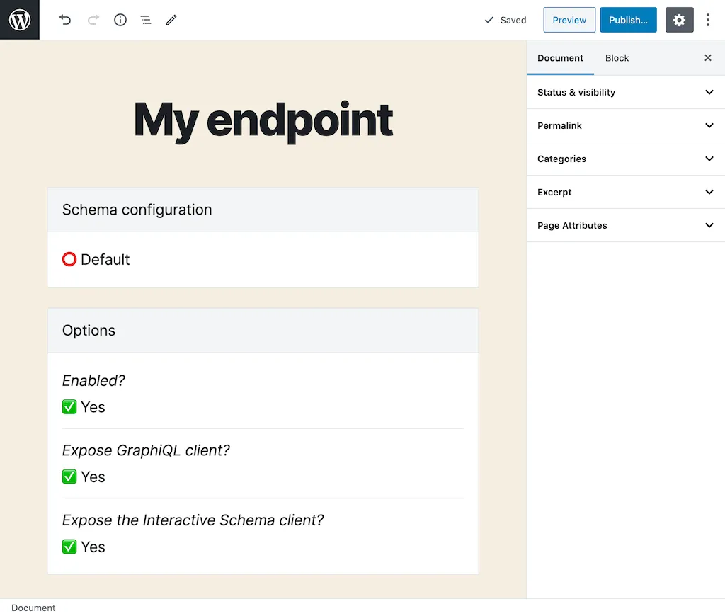 Options dans Custom Endpoint Options dans Custom Endpoint