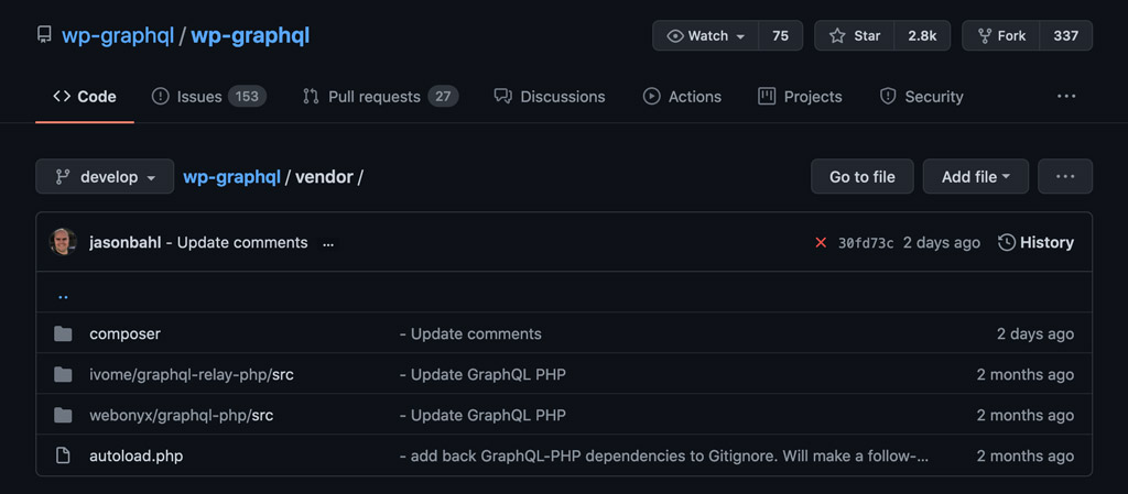 Contenu du dossier vendor Contenu du dossier vendor